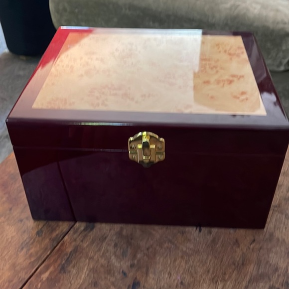 Jewelry box real cherry wood finish